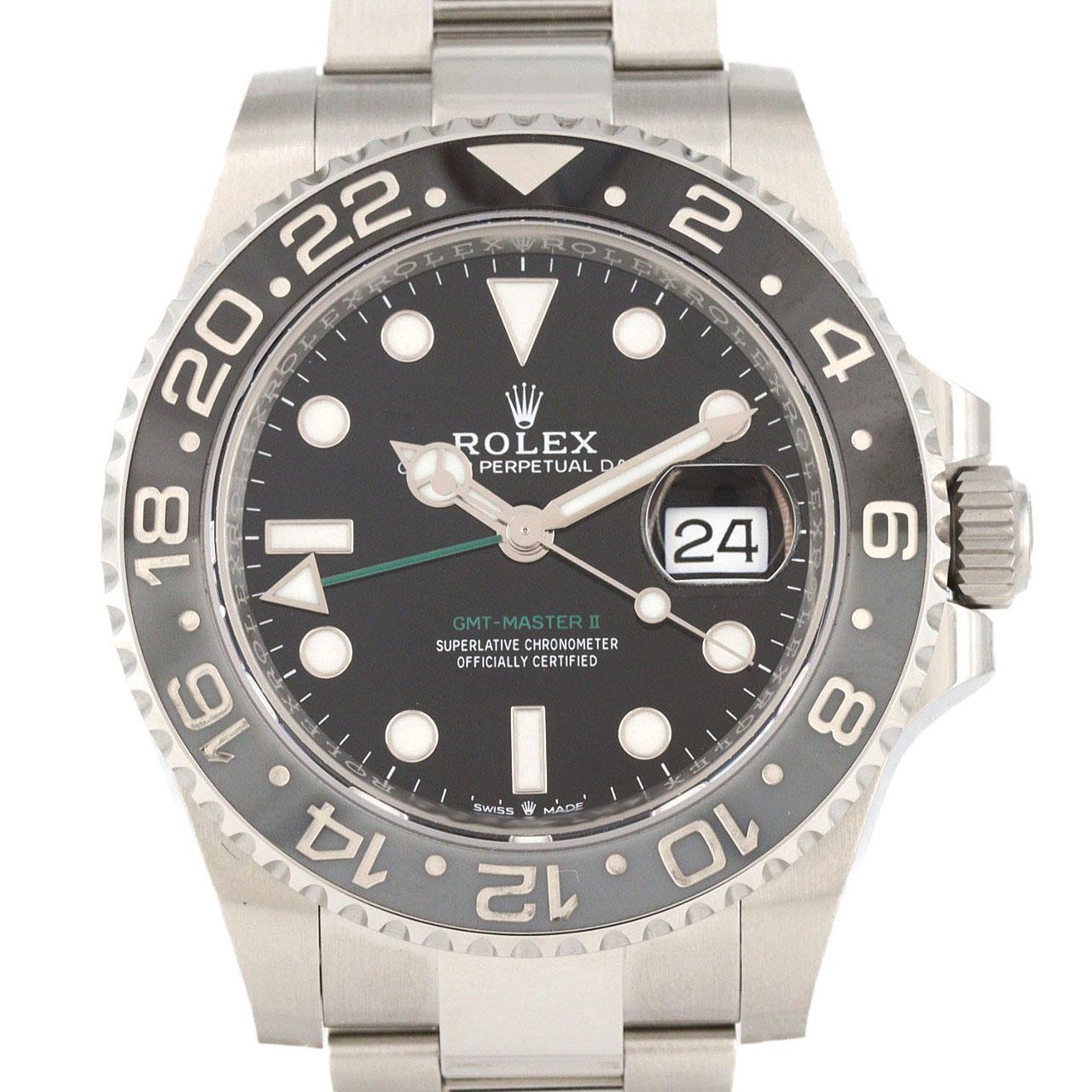 ロレックス GMTマスターⅡ 126710GRNR･3 SS 自動巻 ランダム番