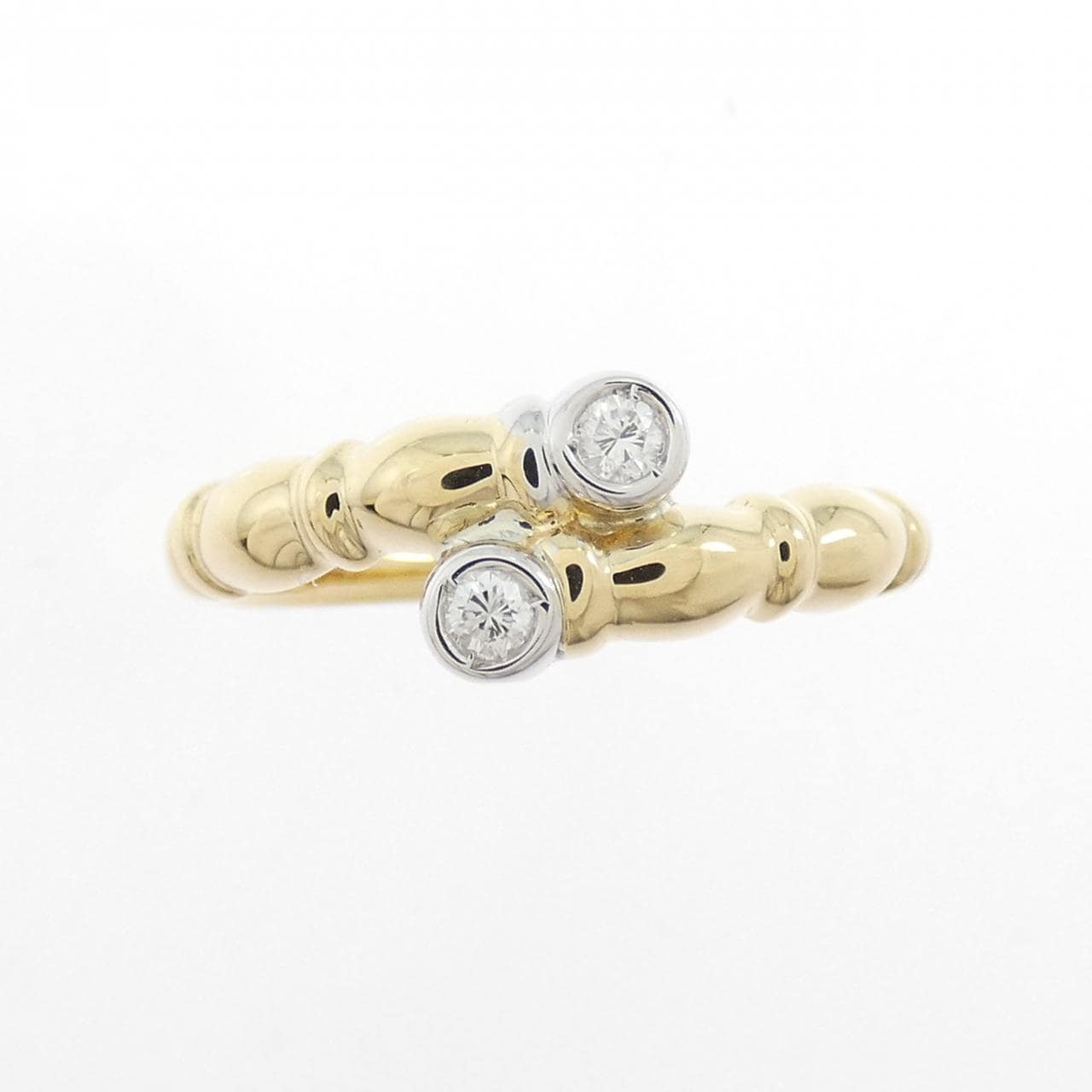 750YG/750WG ダイヤモンド リング 0.045CT