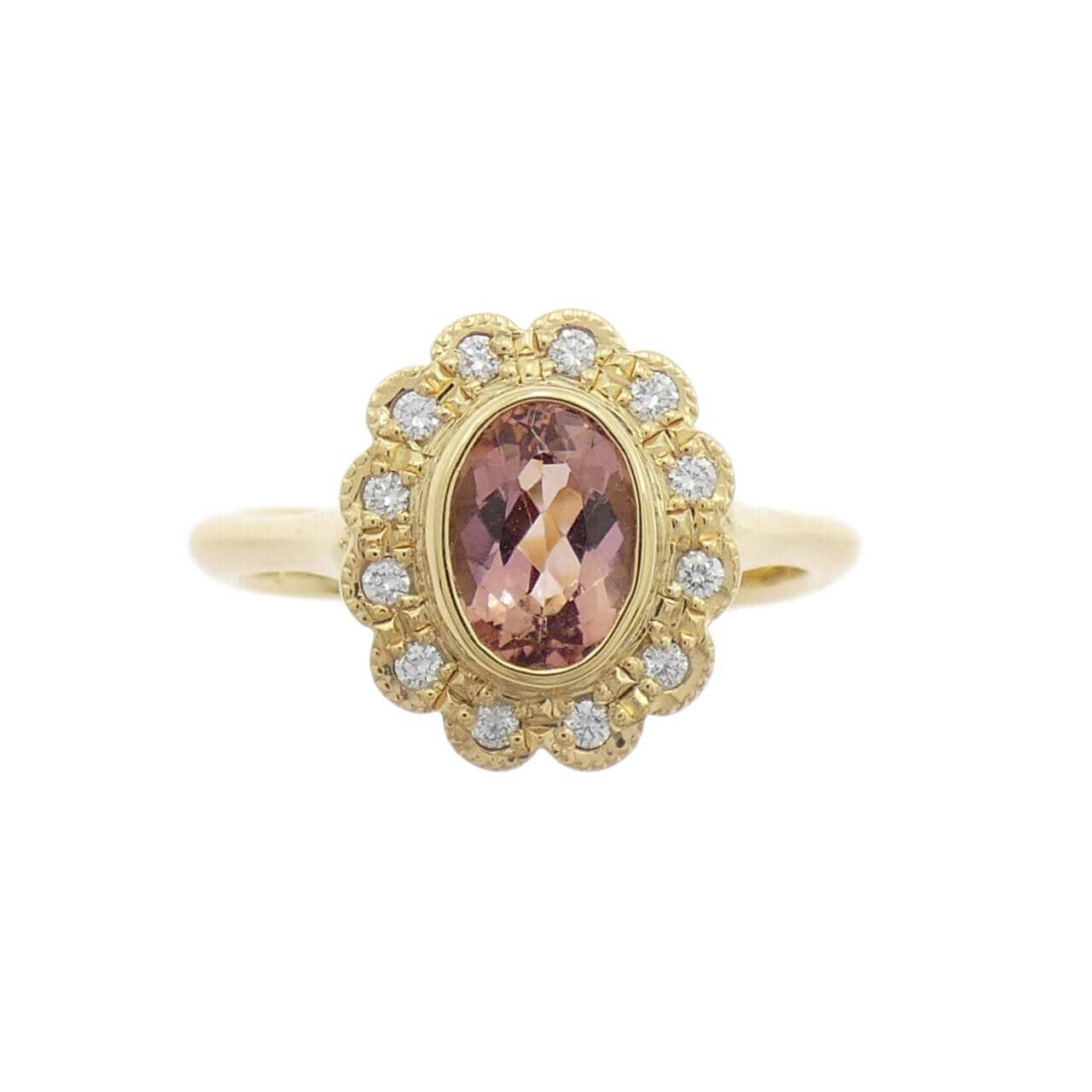 K18YG imperial Topaz ring