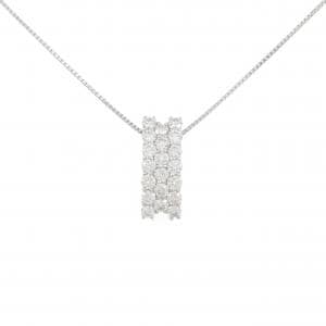 PT900/PT850 パヴェ ダイヤモンド ネックレス 1.00CT