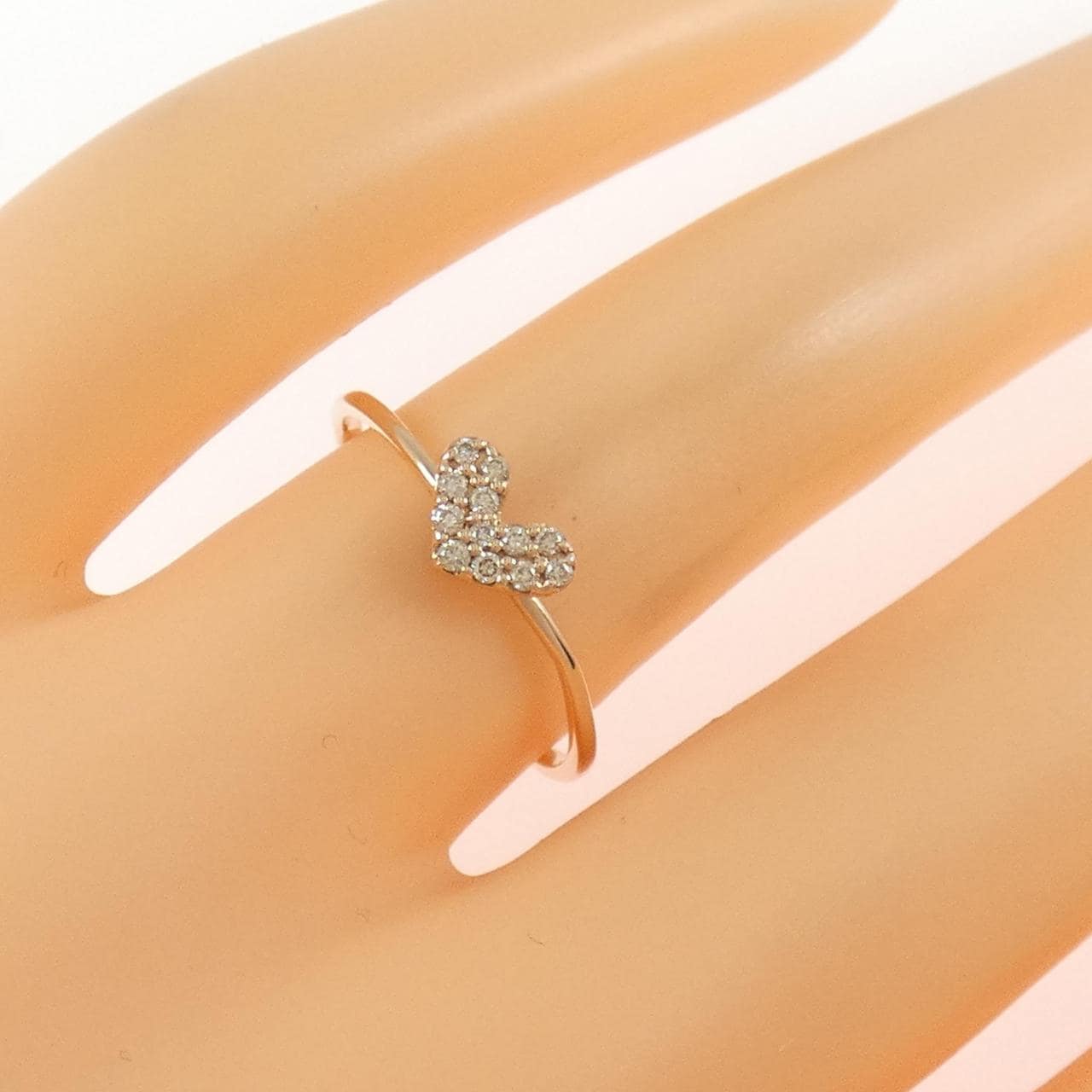 K10PG ハート  リング