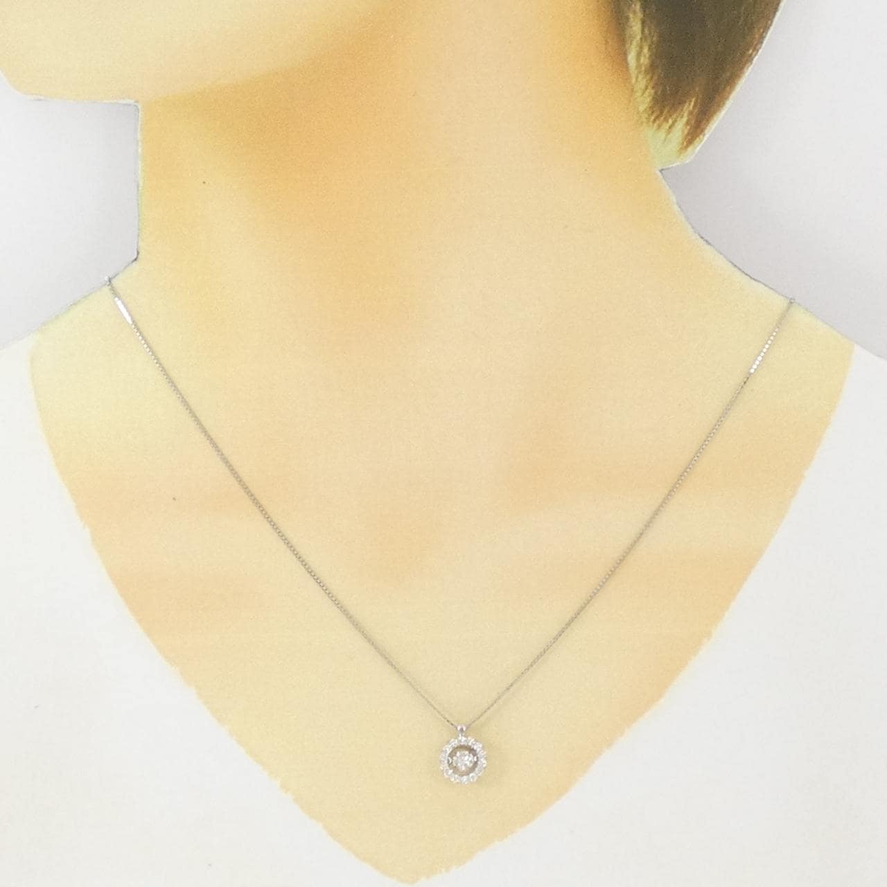 PT900/PT850 ダイヤモンド ネックレス 0.51CT