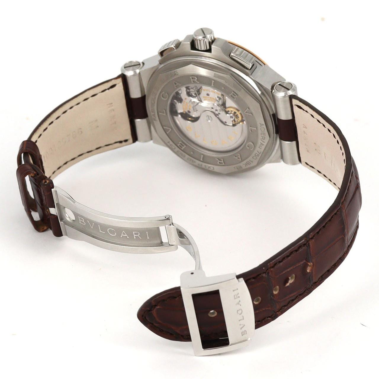 BVLGARI Diagono Calibro 303 PG 组合 DGP42SGCH/101879 SSxPG自动上弦