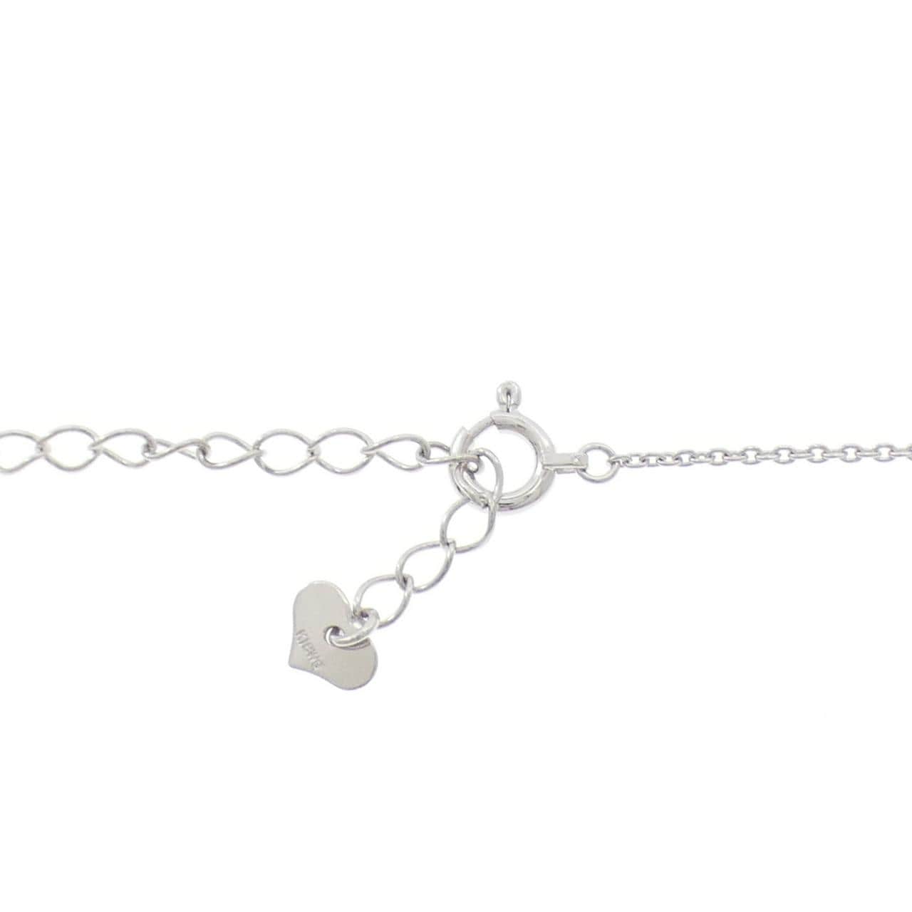 K18WG ダイヤモンド ネックレス 0.23CT