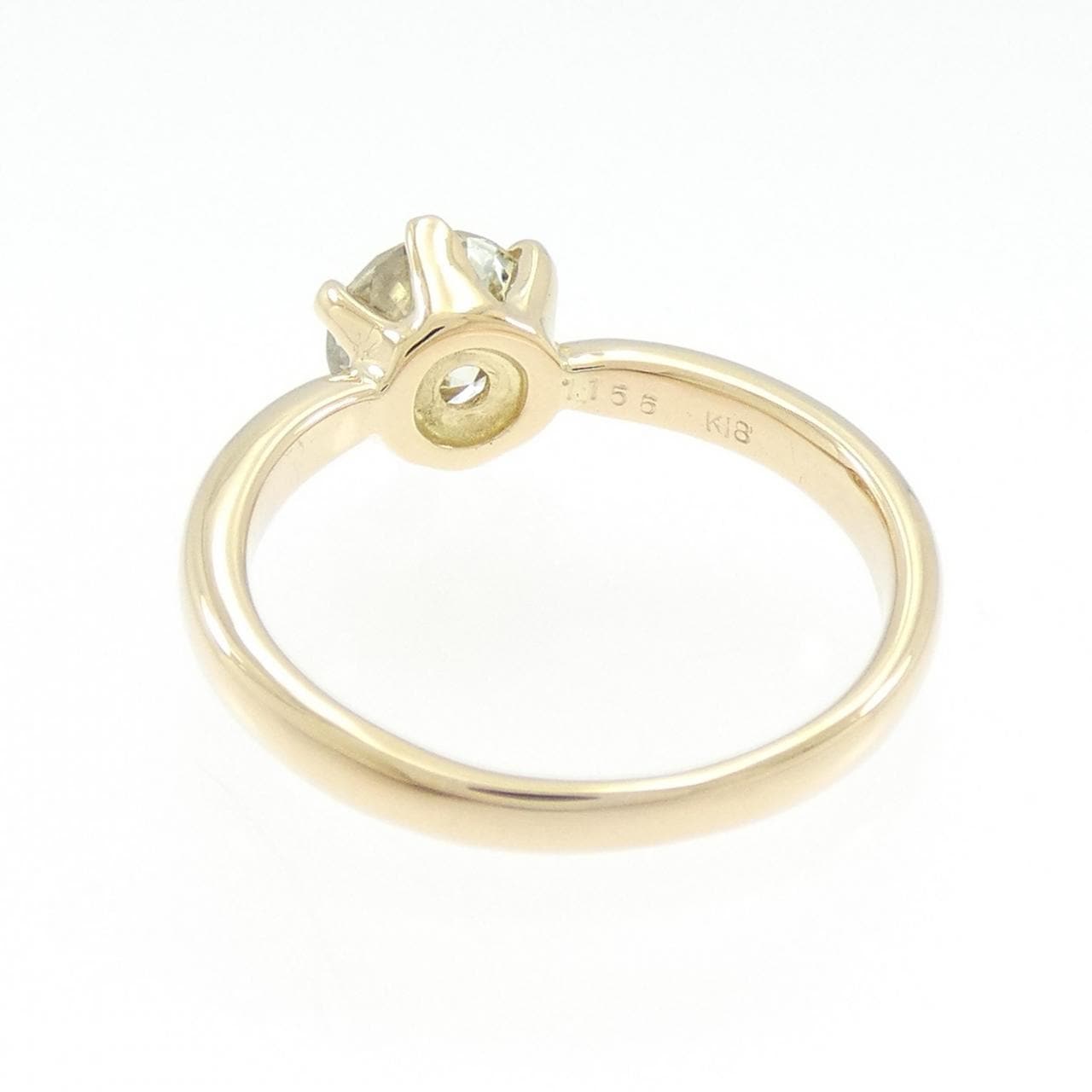 K18YG ダイヤモンド リング 1.156CT