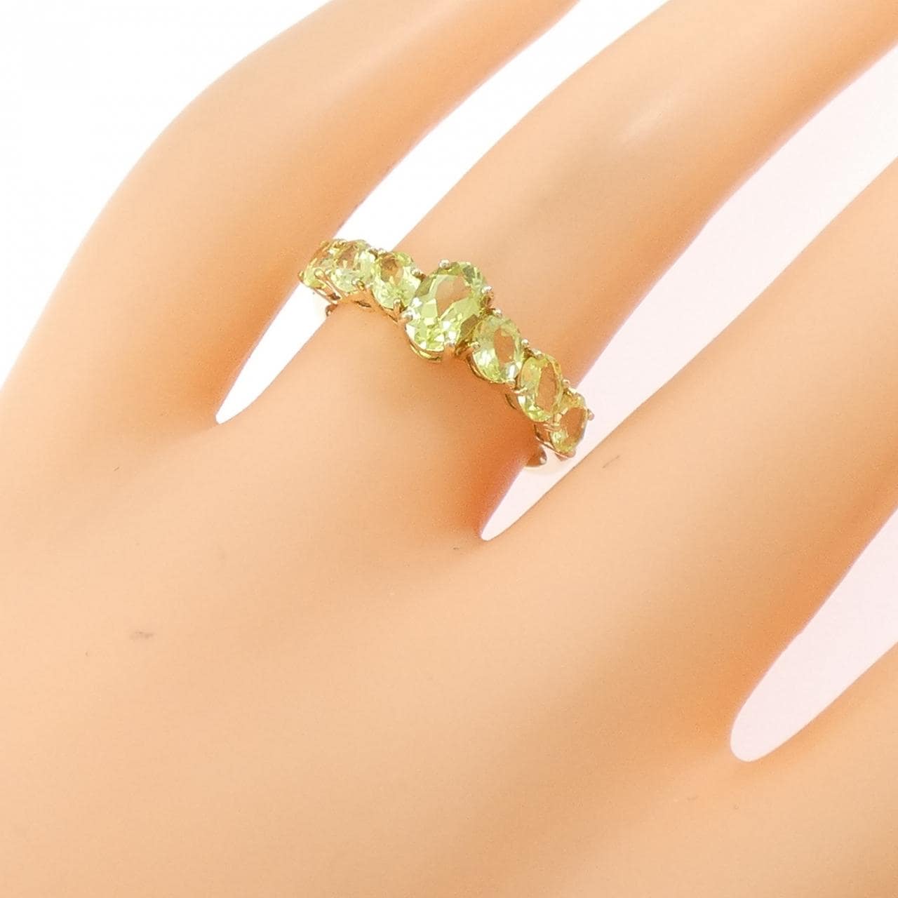 ジーエスティービー クリソベリル リング 1.65CT