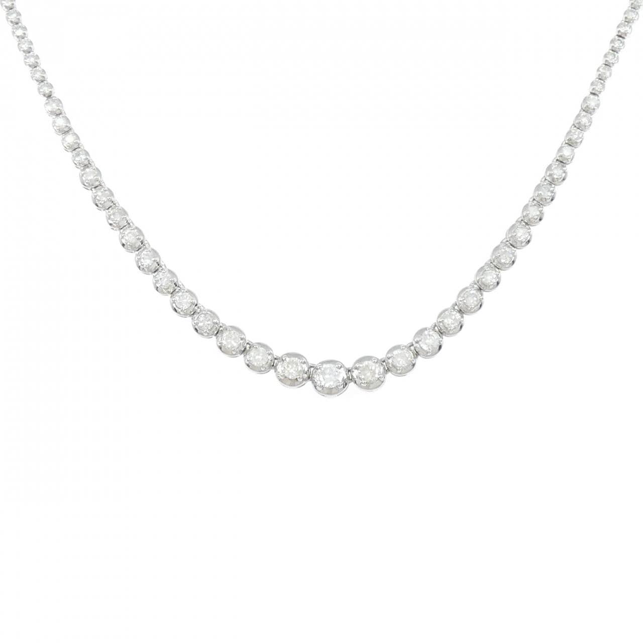 PT950 ダイヤモンド ネックレス 3.00CT