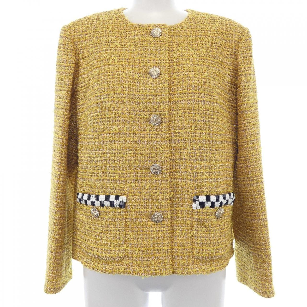 シャネル CHANEL ノーカラージャケット