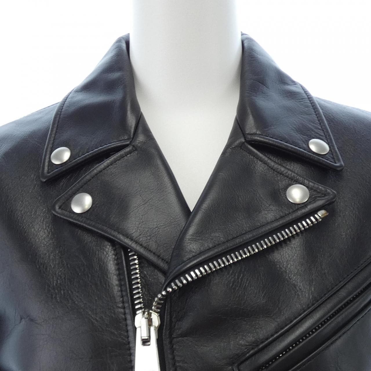 ボッテガヴェネタ BOTTEGA VENETA レザーライダースジャケット