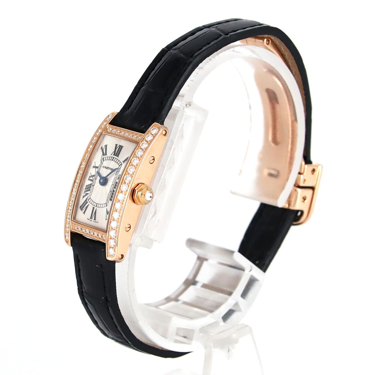 Cartier Mini Tank American PG/D WB710014 PG/RG Quartz