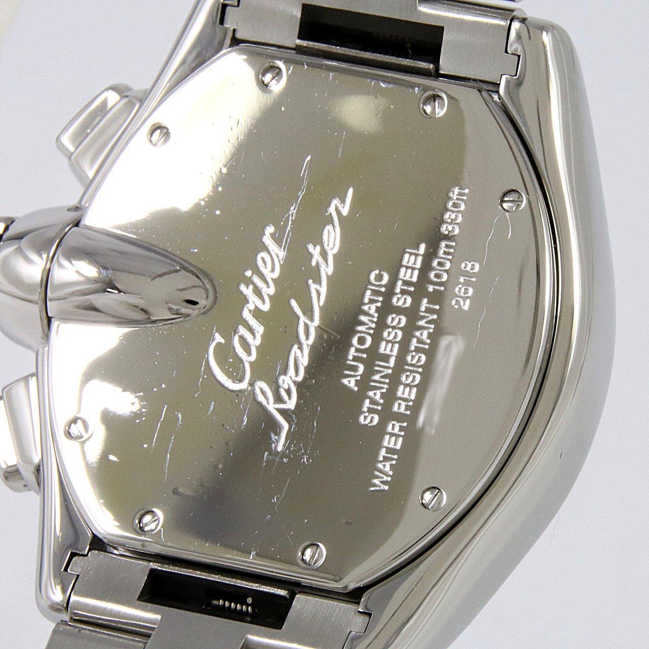 カルティエ ロードスター XL クロノグラフ W62007X6 自動巻き ステンレススティール メンズ CARTIER  【時計】