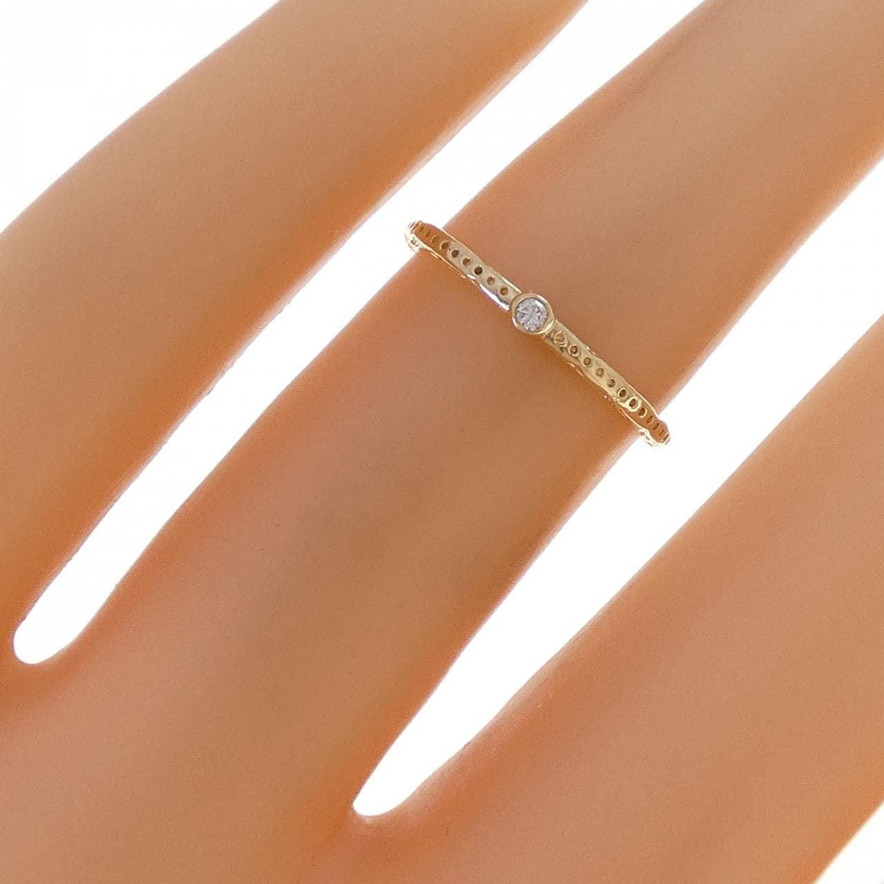 アガット ダイヤモンド リング 0.01CT
