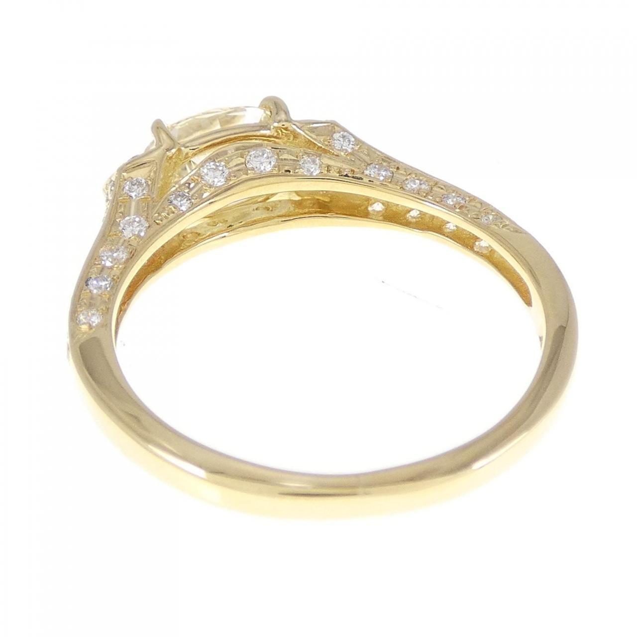 [Remake] K18YG Diamond ring 1.007CT VLY SI1 oval cut