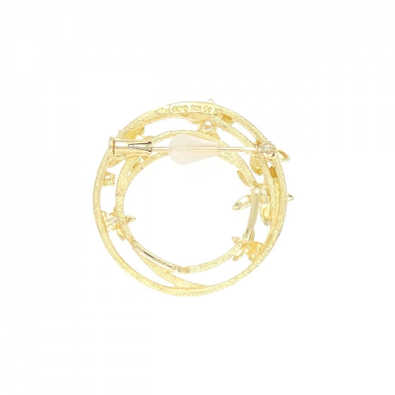 タサキ ダイヤモンド ブローチ 0.19CT