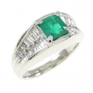 PT900 エメラルド リング 0.72CT