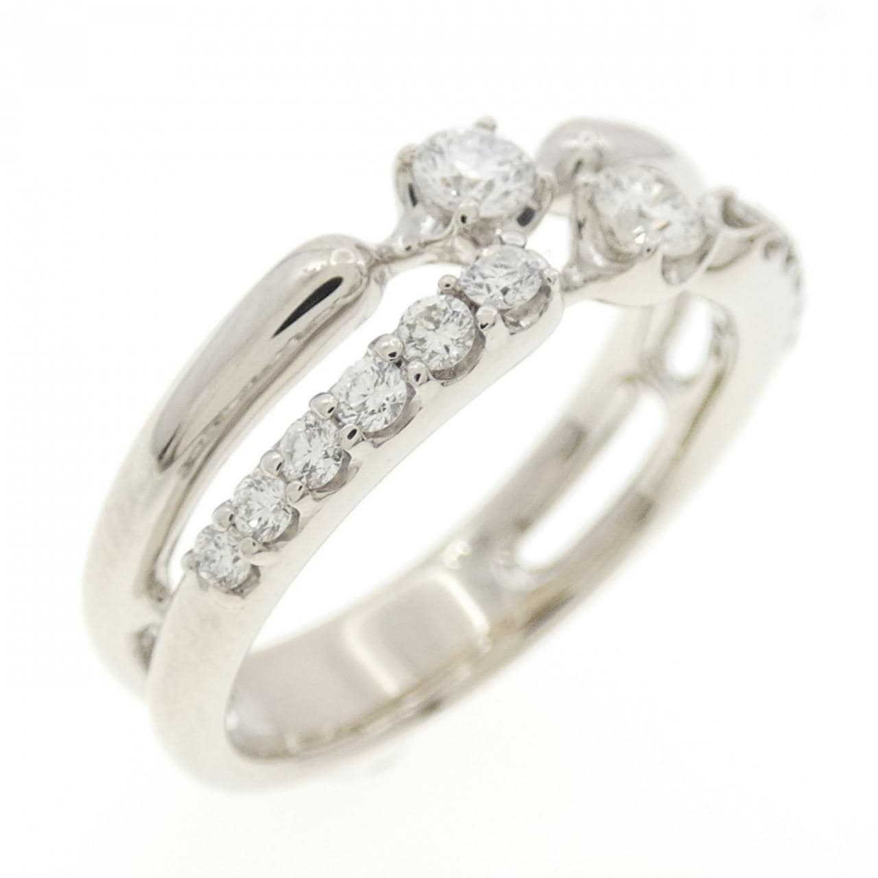 PT950 ダイヤモンド リング 0.35CT