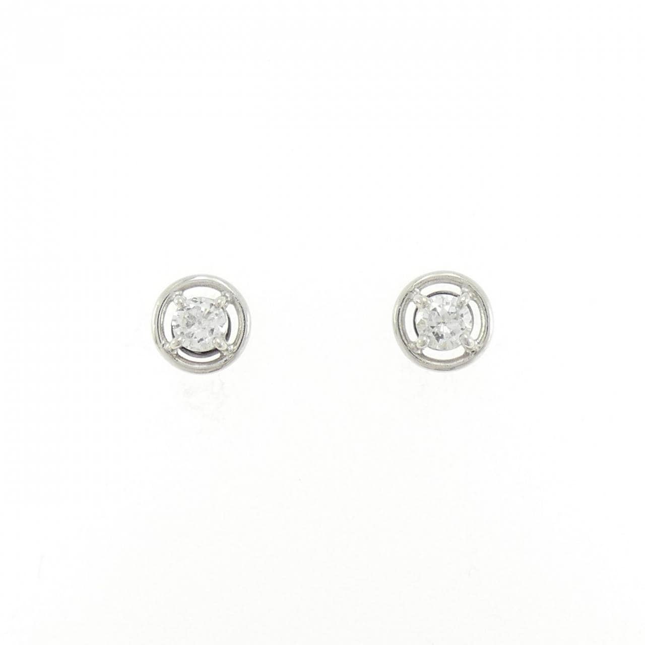 PT900 ダイヤモンド ピアス 0.23CT