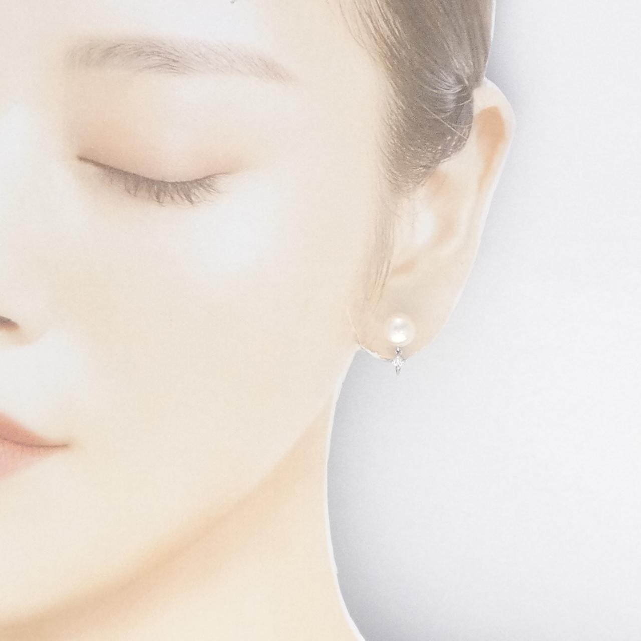 Tasaki Akoya珍珠耳夹7.9 毫米