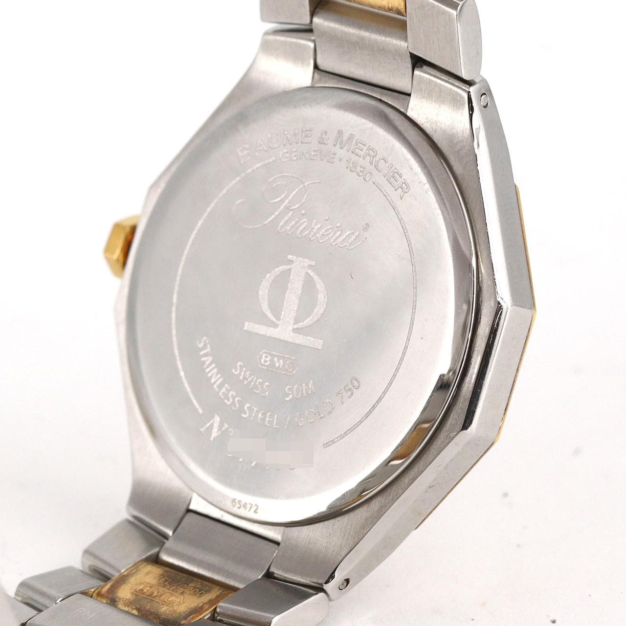 【ノーメンテナンス還元価格】ボーム&メルシェ リエビラ コンビ 65472 SSxYG クォーツ