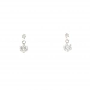 PT900 ダイヤモンド ピアス 0.30CT