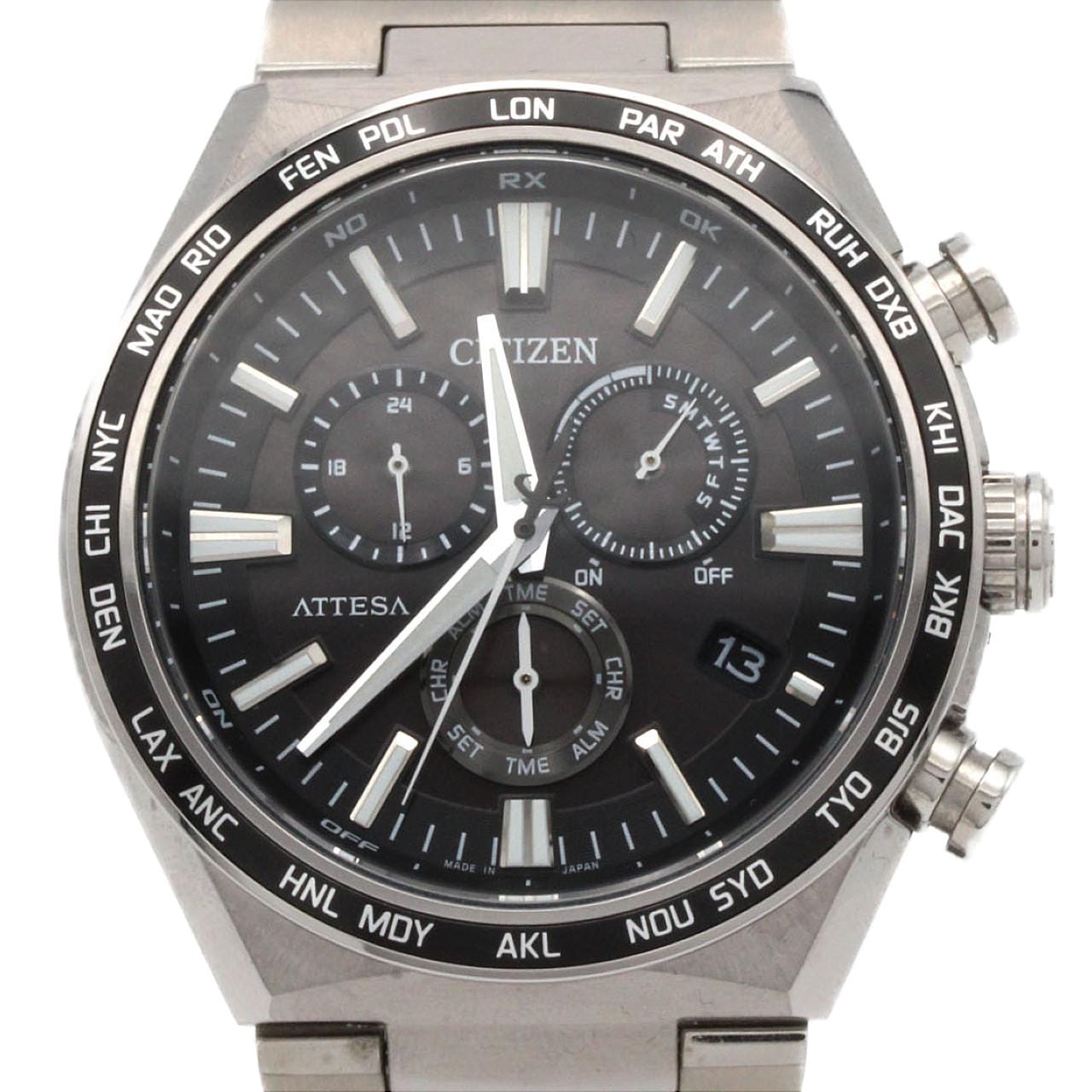 シチズン アテッサ E660-007C801/CB5966-69E TI ソーラークォーツ