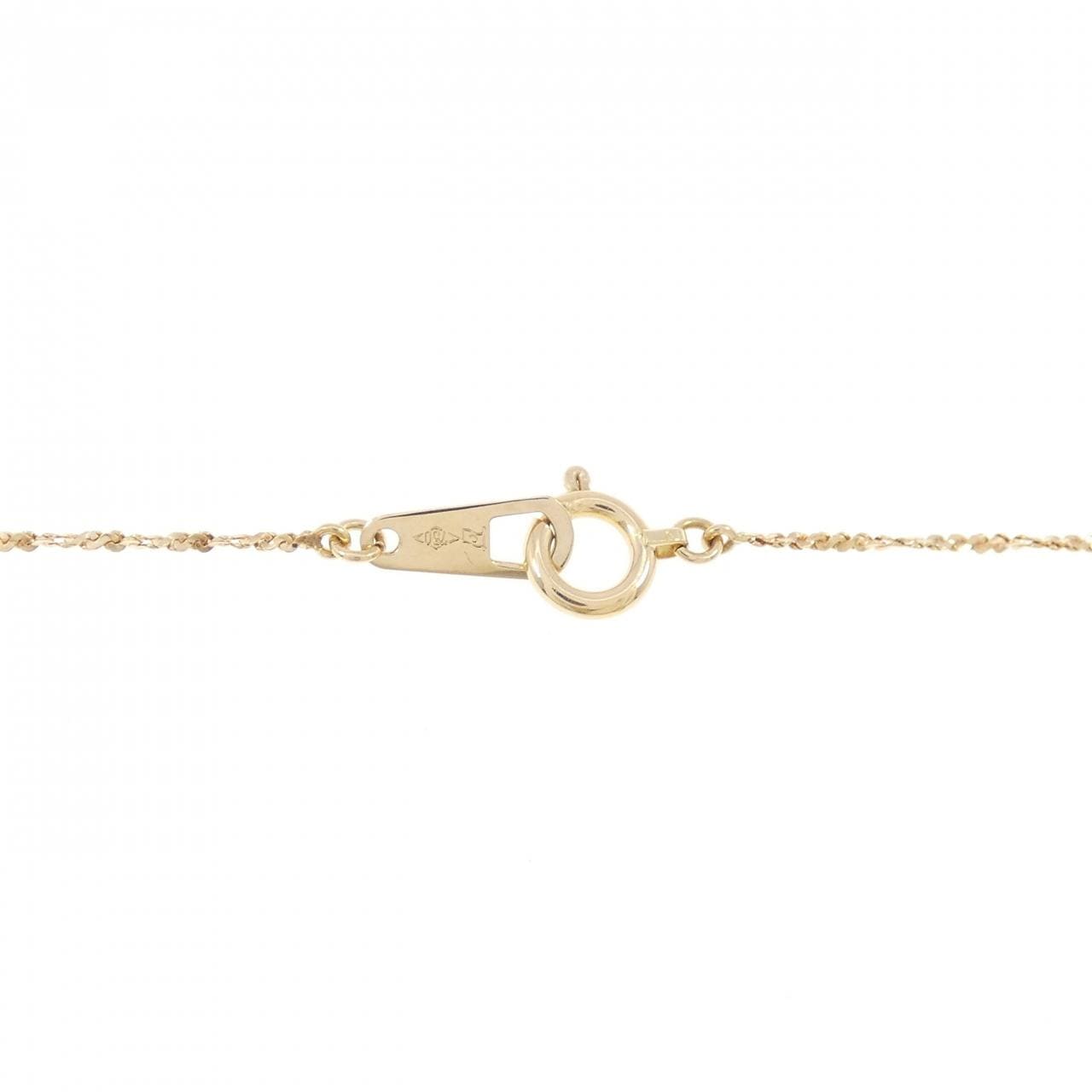 K18YG ソリティア ダイヤモンド ネックレス 0.20CT