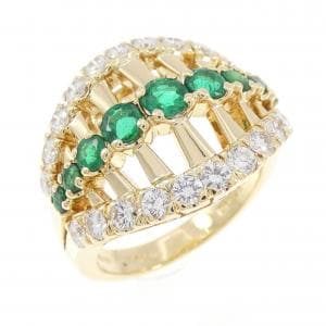 ミキモト エメラルド リング 0.74CT