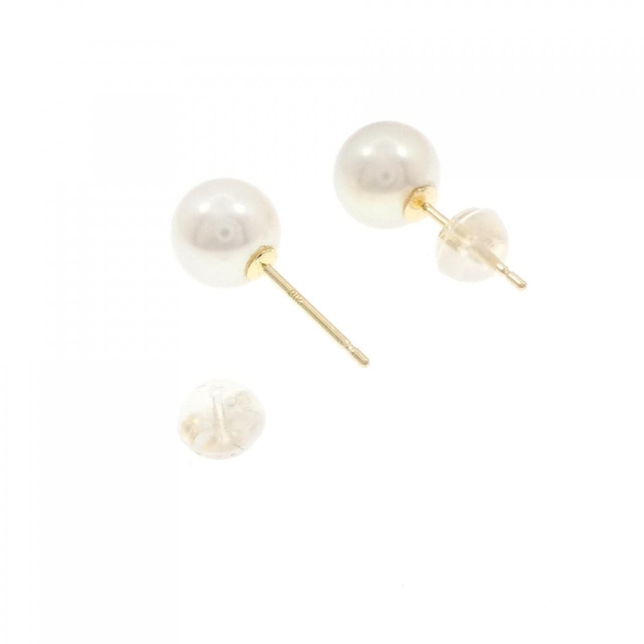 K18YG アコヤパール ピアス 7.5mm