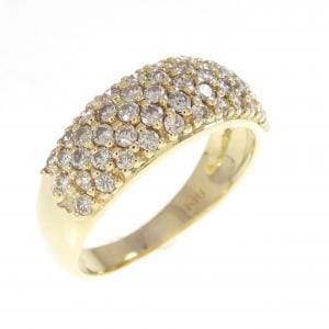 K18YG ダイヤモンド リング 0.69CT