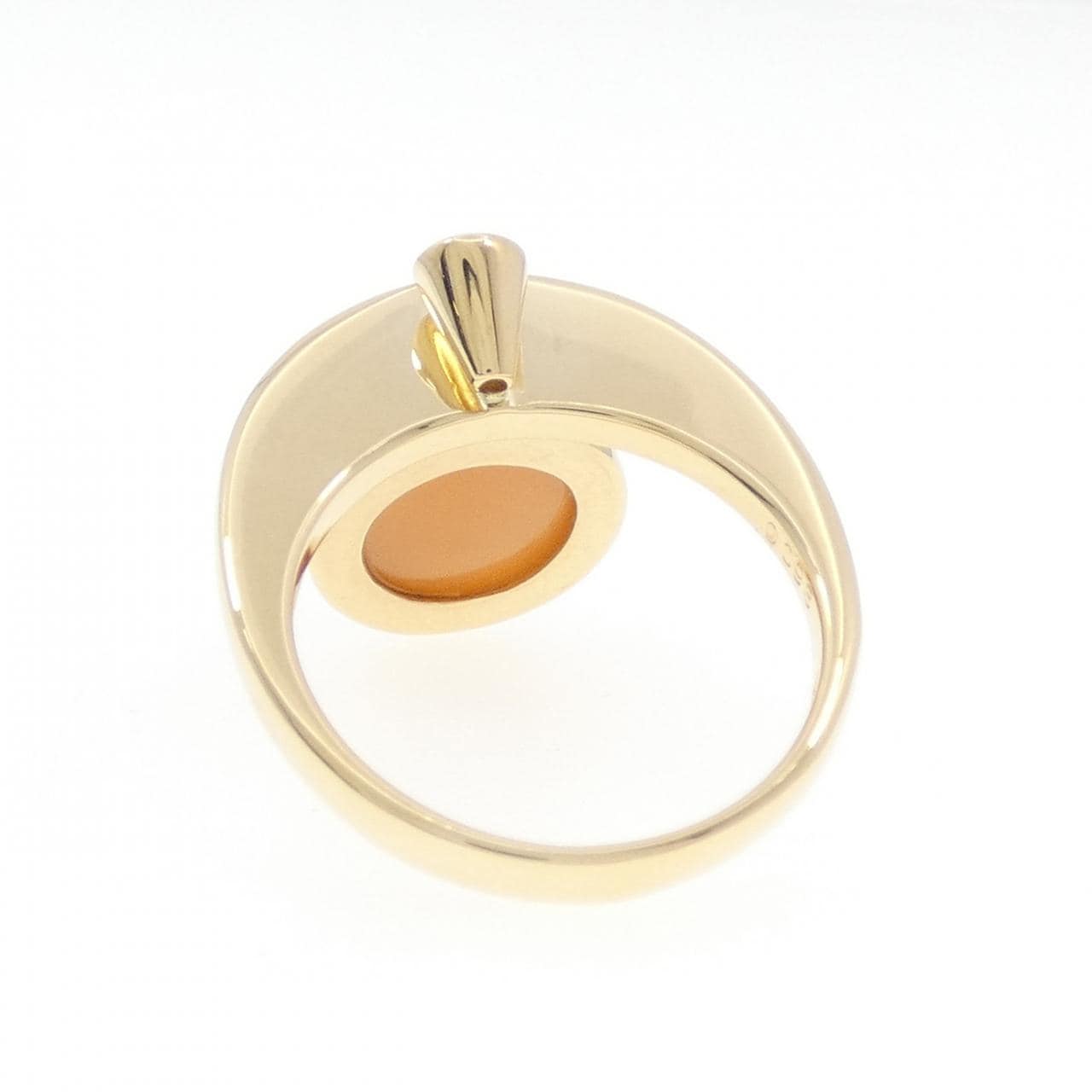 K18YG ムーンストーン リング 4.77CT