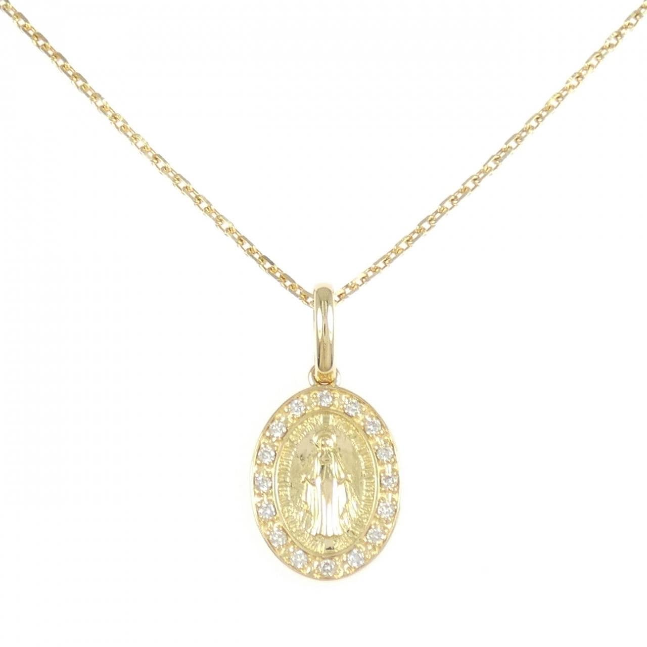 K18YG ダイヤモンド ネックレス 0.19CT