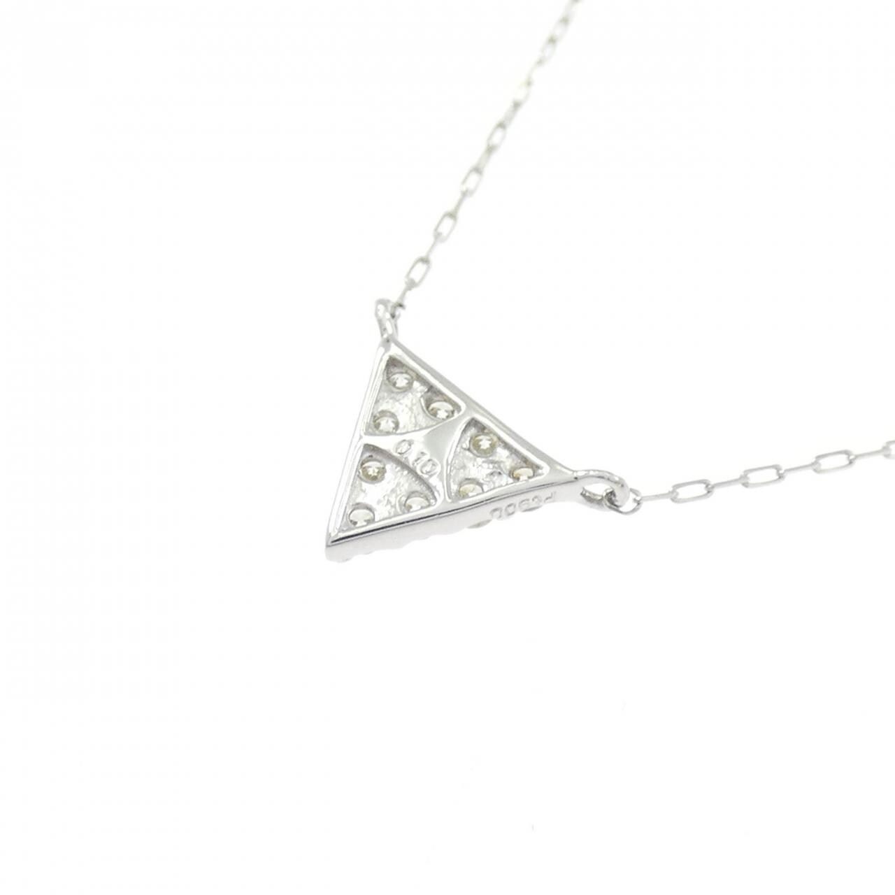 【新品】PT900 ダイヤモンド ネックレス 0.10CT