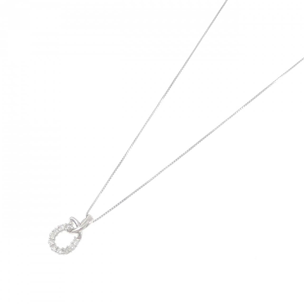 PT900/PT850 ダイヤモンド ネックレス 0.20CT