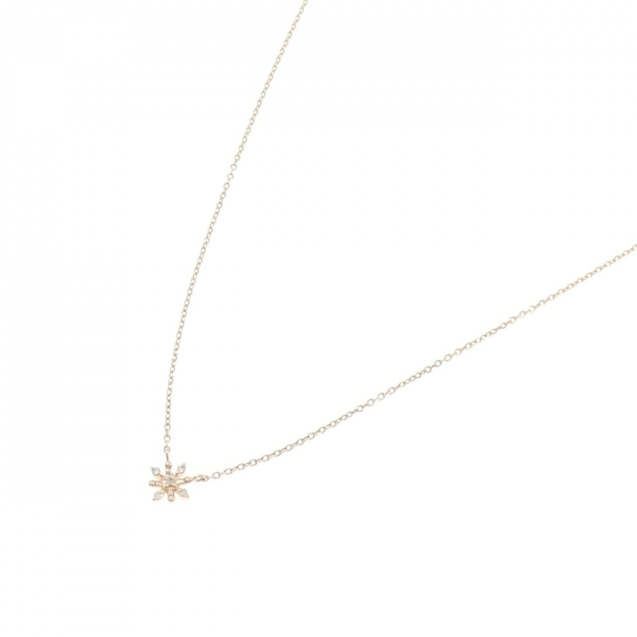 アガット ダイヤモンド ネックレス 0.03CT