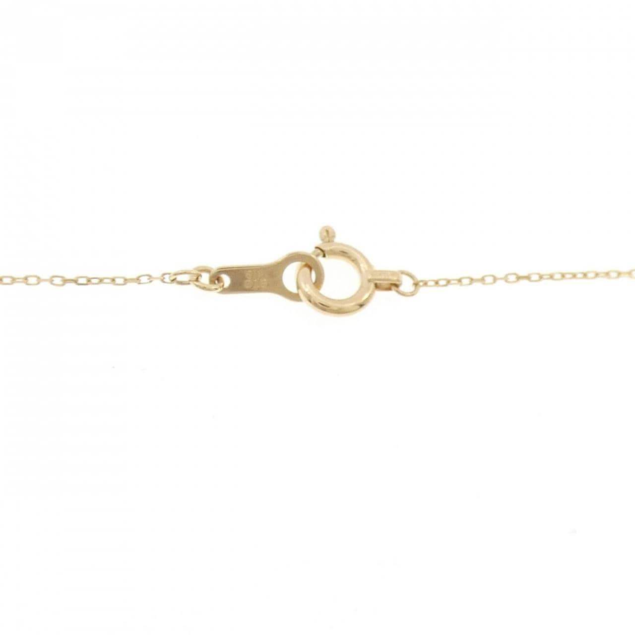 エテ イニシャル ダイヤモンド ネックレス 0.05CT