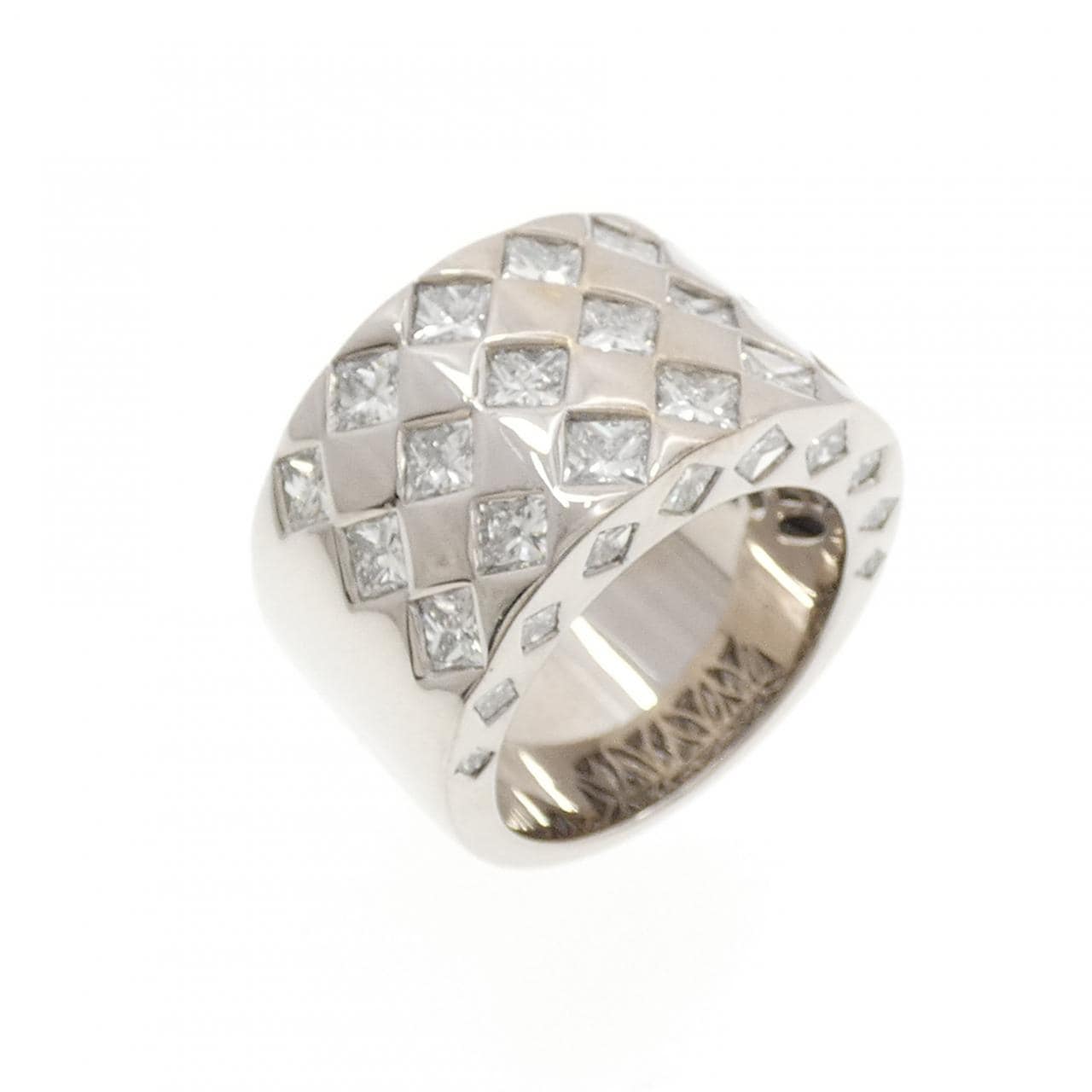 K18WG ダイヤモンド リング 5.29CT