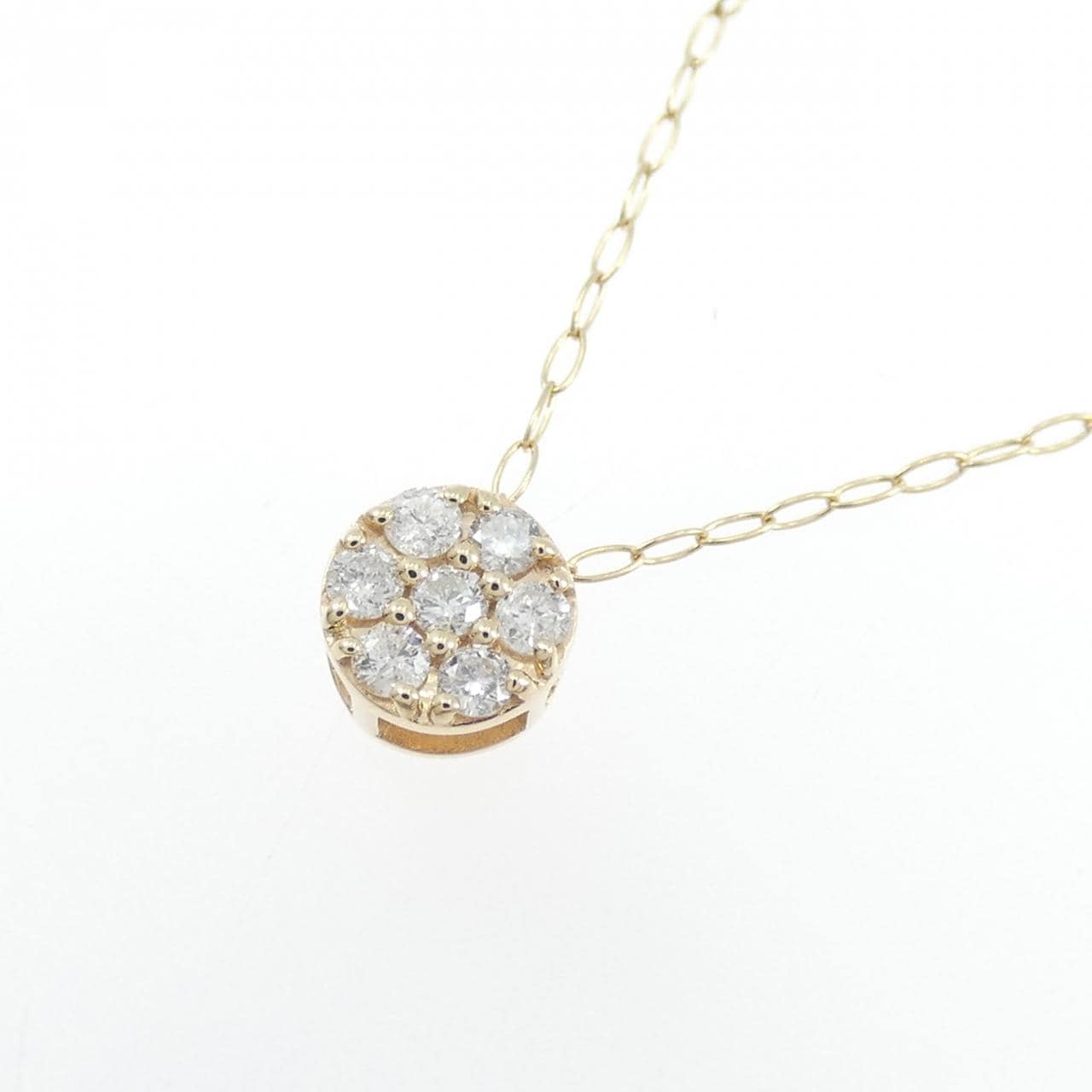 K10YG ダイヤモンド ネックレス 0.09CT