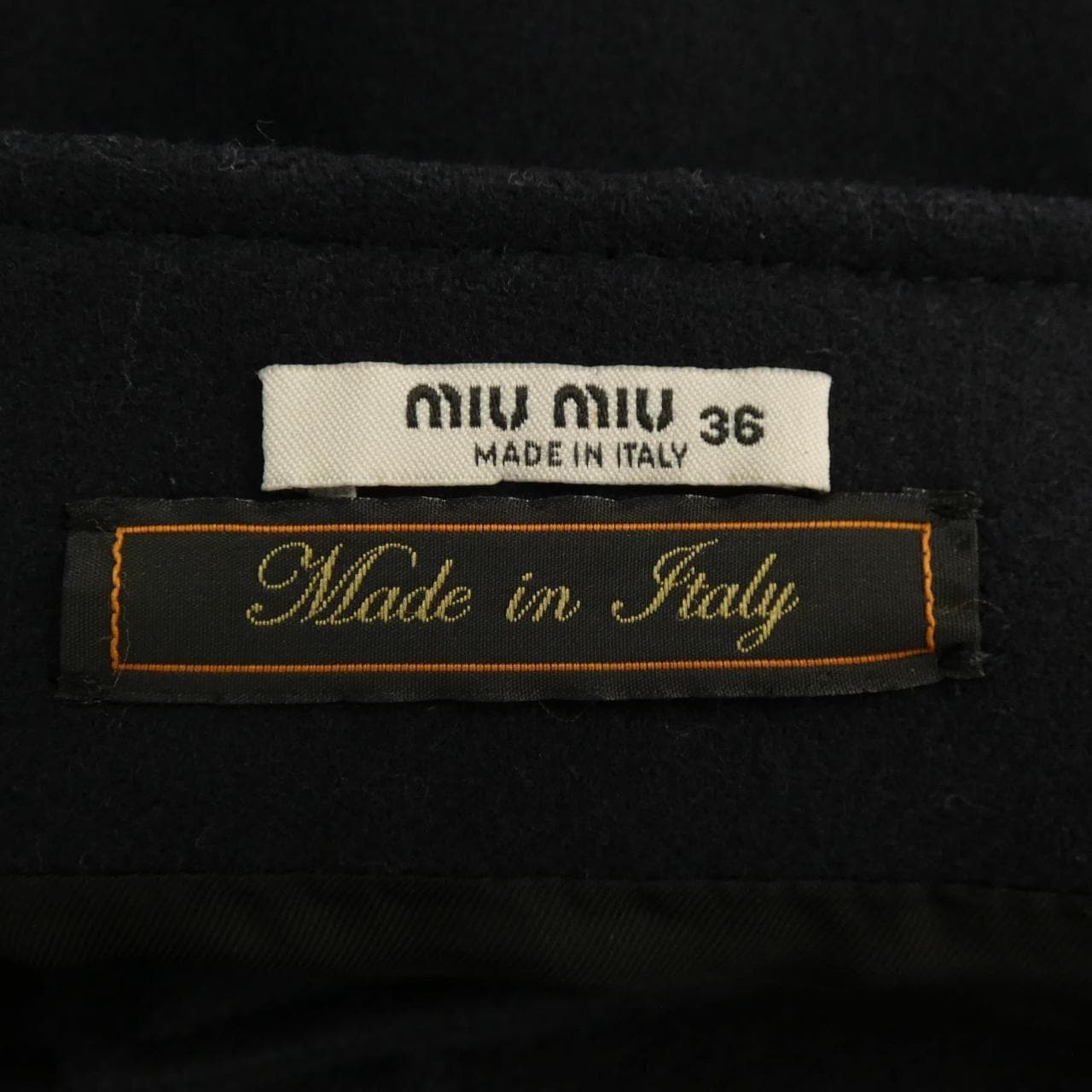 ミュウミュウ MIU MIU MG1222　W3Q スカート