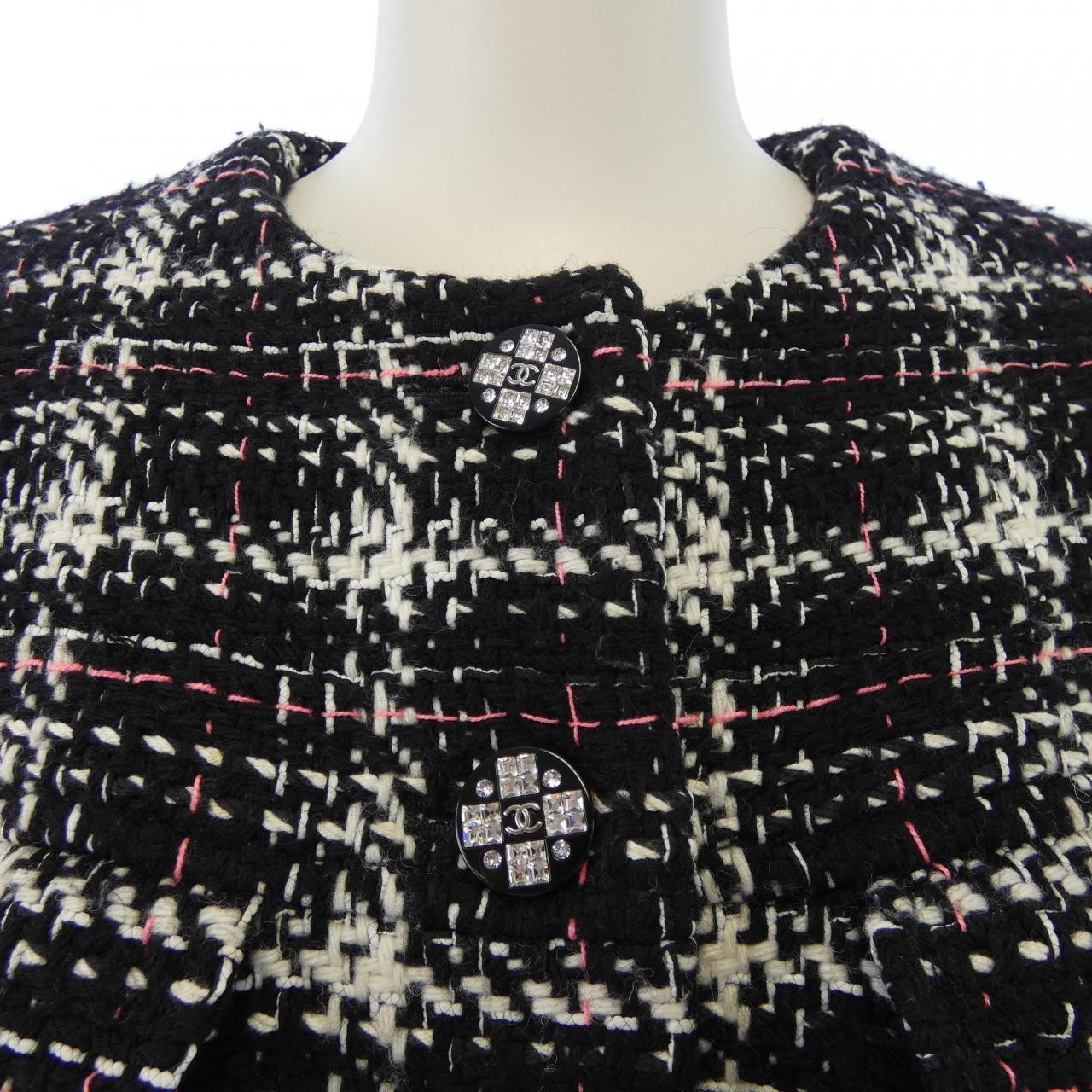 シャネル CHANEL P71782V63010 21K ノーカラージャケット