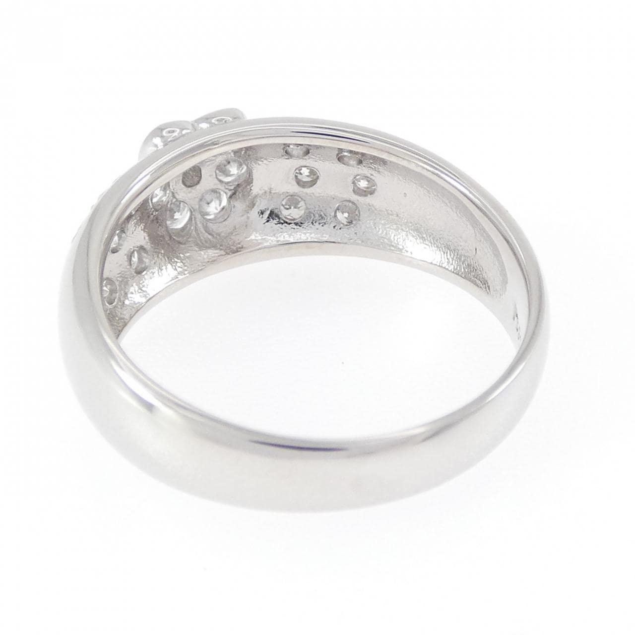 PT900 フラワー ダイヤモンド リング 0.50CT