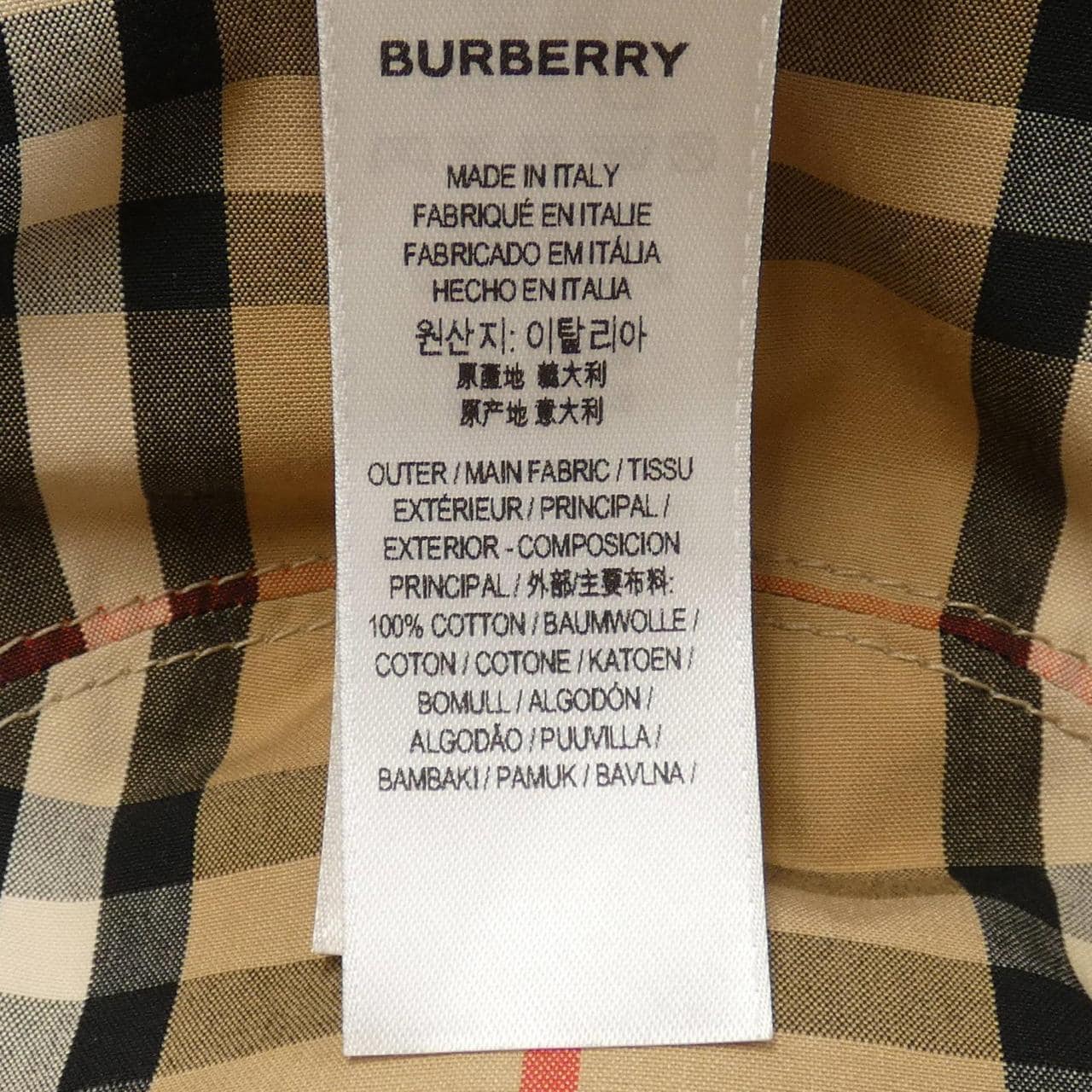 バーバリー BURBERRY ハット