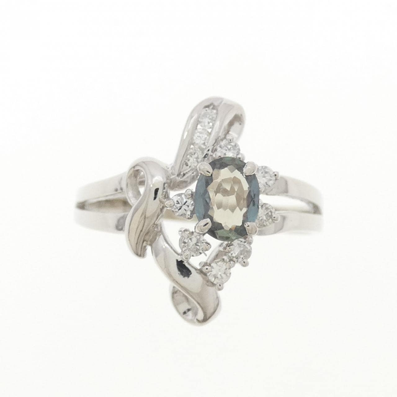 PT900 アレキサンドライト リング 0.34CT