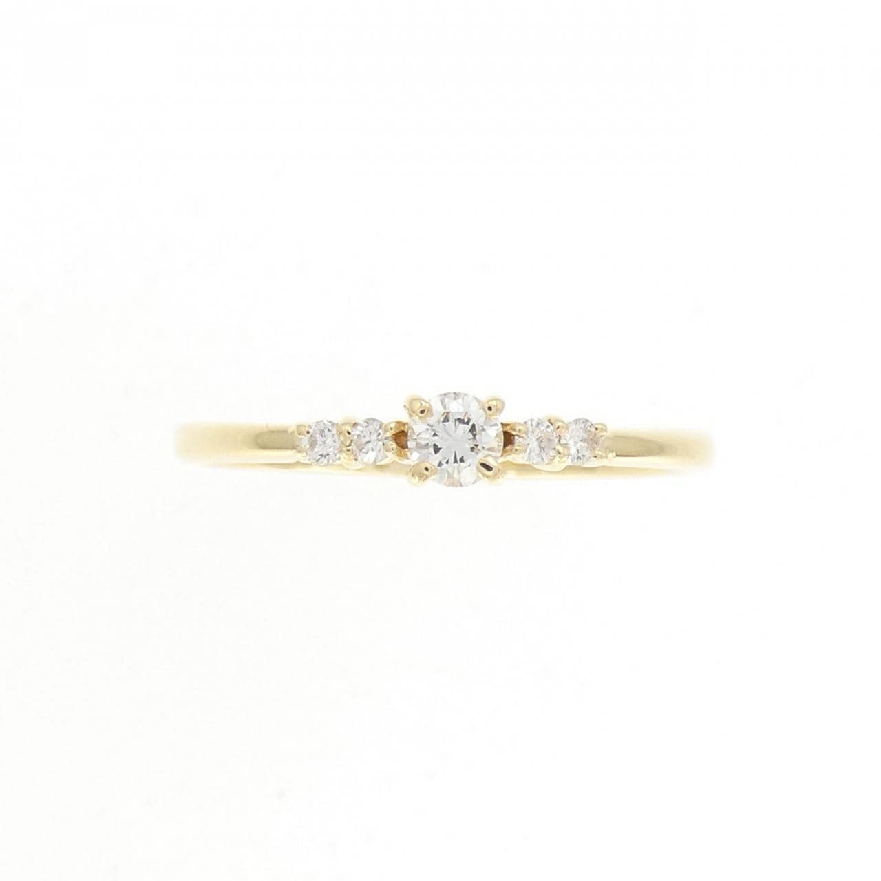 K18YG ダイヤモンド リング 0.15CT