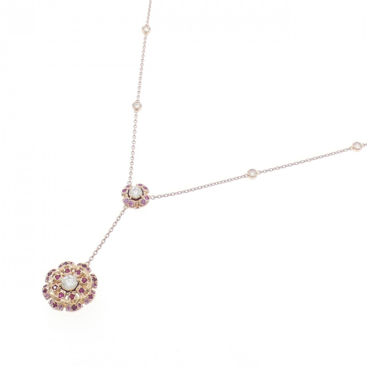 サ バース アフリカン フラワー ネックレス