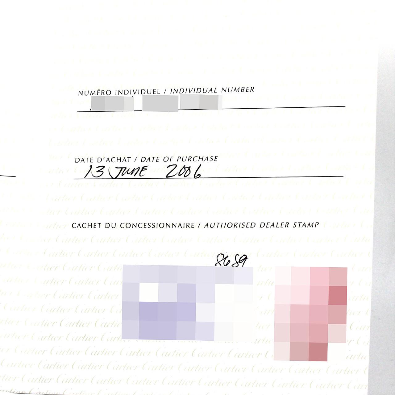 カルティエ タンクアロンジェラニエールSM WG/D WJ2003W3 WG クォーツ