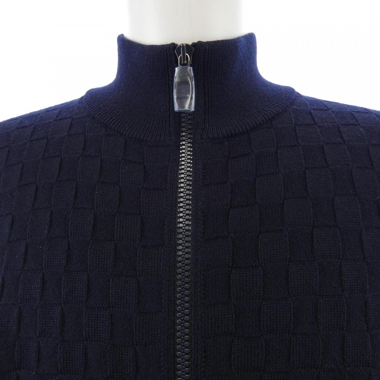 ルイヴィトン LOUIS VUITTON LVSEダミエシグネチャージップスルーカーディガン HJN41WVOR カーディガン