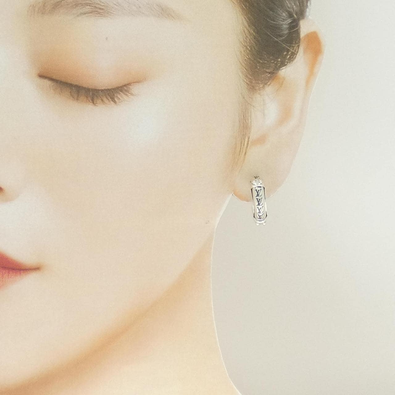ルイヴィトン LV ロジン ピアス 片耳