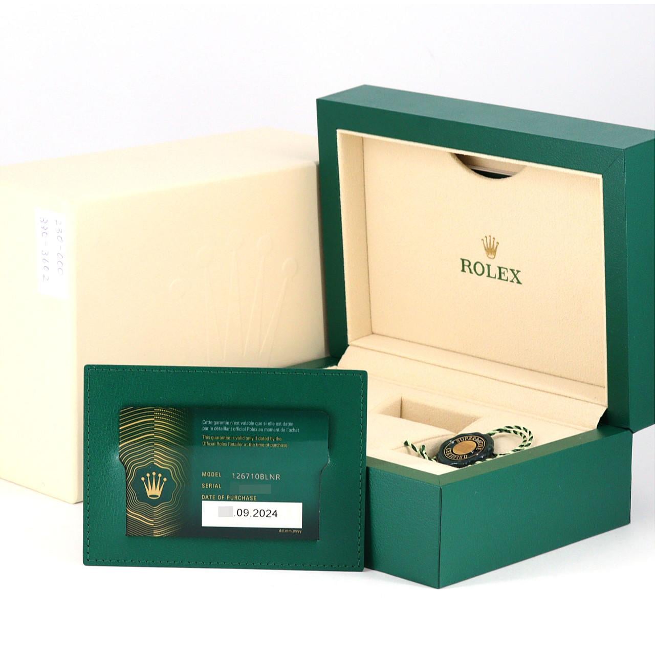 ロレックス GMTマスターⅡ 126710BLNR･3 SS 自動巻 ランダム番