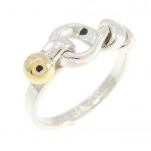 【ヴィンテージ】ティファニー フラットワイヤーラブノット リング