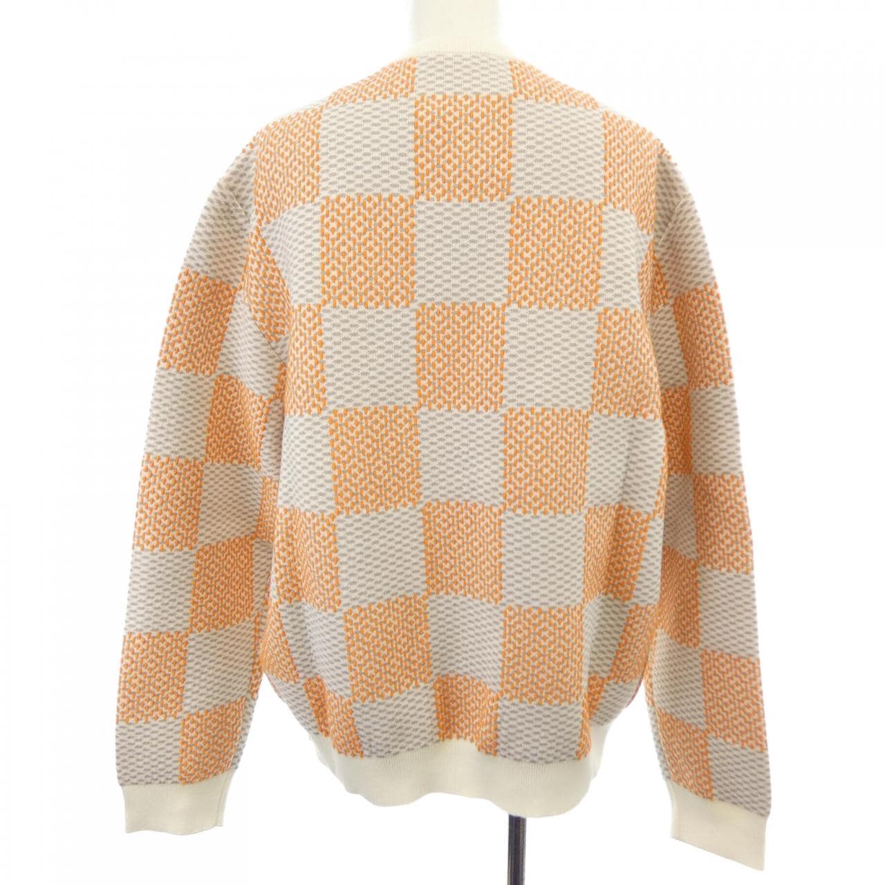 ルイヴィトン LOUIS VUITTON ダミエジャガードコットンプルオーバー HQN81WZ34 ニット